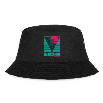 Miami Florida USA - Bucket Hat - Schwarz - Vorne - Lela (165cm)