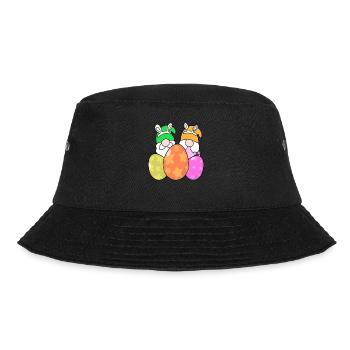 Easter Eggs Easter - Bucket Hat - black - Front - Lela (165cm)