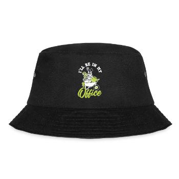 Garten Büro Lustiges Garten - Bucket Hat - Schwarz - Vorne - Lela (165cm)