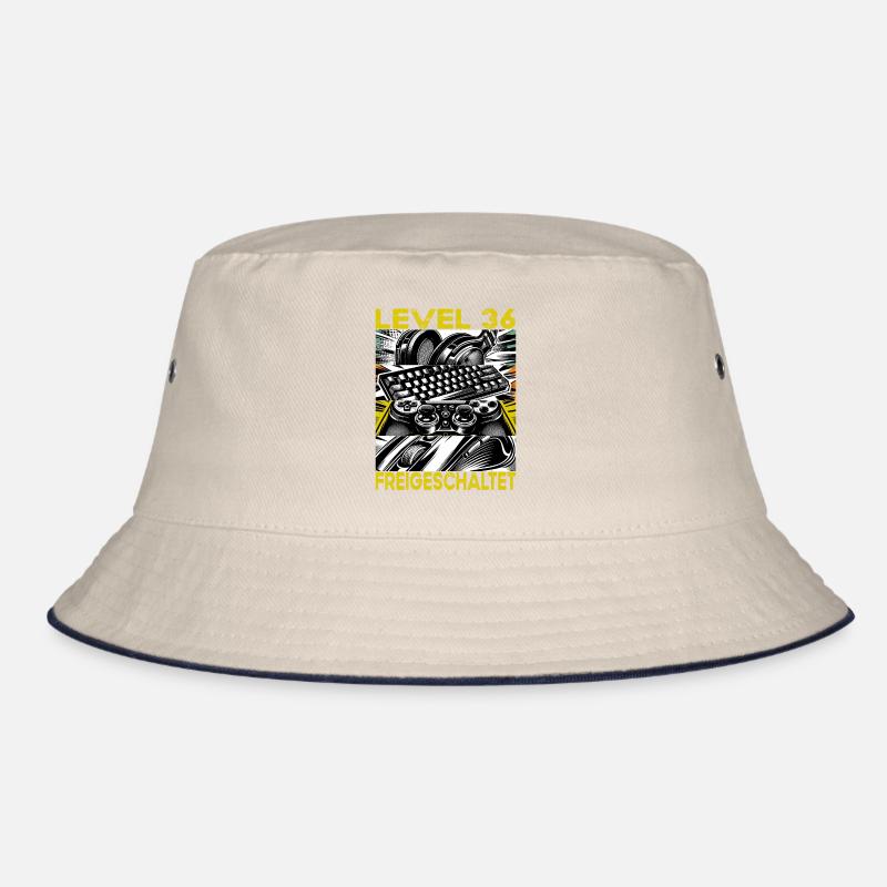 Geburtstag Level 36 freigeschaltet Gaming & Zocker Bucket Hat