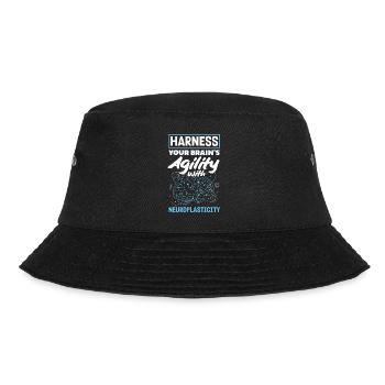 Unlock Your Brain's Potential Neuroplasticity - Bucket Hat - Schwarz - Vorne - Lela (165cm)