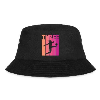 Soccer Woman Soccer 3rd Birthday - Bucket Hat - black - Front - Lela (165cm)