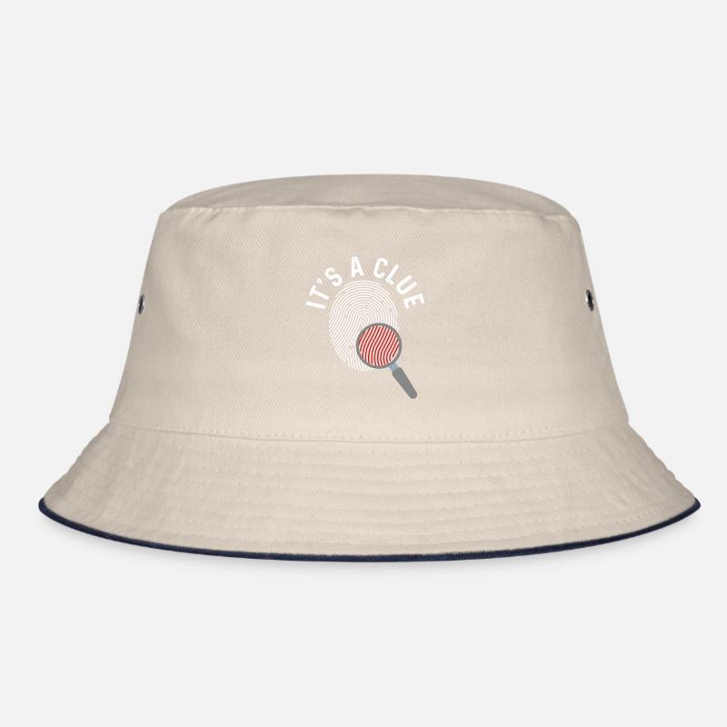 Es ist ein Hinweis Bucket Hat