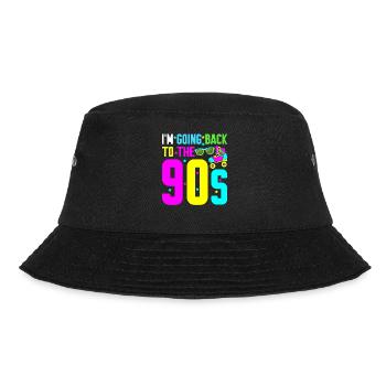 1990 Disco 90s Retro - Bucket Hat - black - Front - Lela (165cm)