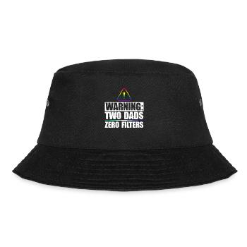 Schwuler Vater Ally Dad Vatertag - Bucket Hat - Schwarz - Vorne - Lela (165cm)