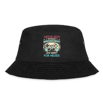 Abitur 2024 Abi School Gambled High School Graduate - Bucket Hat - black - Front - Lela (165cm)