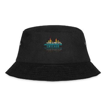 Chicago Illinois Souvenir Gift - Bucket Hat - black - Front - Lela (165cm)