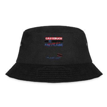 17th Birthday Girl & Boy Guestbook - Bucket Hat - black - Front - Lela (165cm)