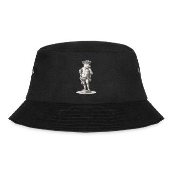 Greek Italian Florence David Pig - Bucket Hat - black - Front - Lela (165cm)