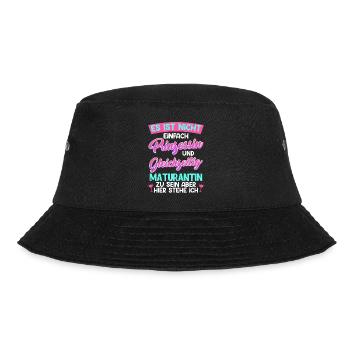 High school graduate not easy PRINCESS and MATURANTIN - Bucket Hat - black - Front - Lela (165cm)