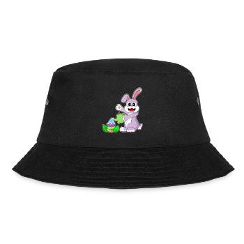 Bunny Easter Garden - Bucket Hat - black - Front - Lela (165cm)