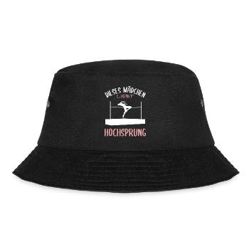 Girl Loves High Jump Passion - Bucket Hat - black - Front - Lela (165cm)