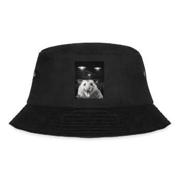 Lustiges Opossums Selfie Vor UFOs Opossum UFO - Bucket Hat - Schwarz - Vorne - Lela (165cm)