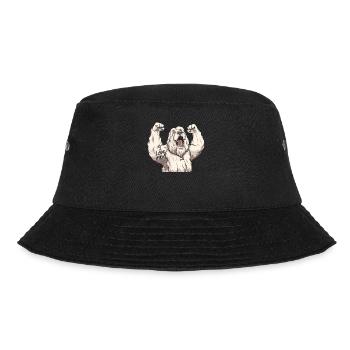 Old English Shepherd Bobtail I Love Dad - Bucket Hat - black - Front - Lela (165cm)