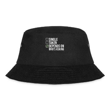 Single Gift - Bucket Hat - Schwarz - Vorne - Lela (165cm)