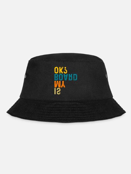 Skateboarder Is My Board OK ? Skateboard Skater - Bucket Hat - black