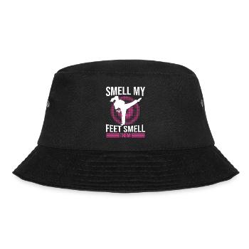 Karate Girl Martial Arts Women Karate Kick - Bucket Hat - Schwarz - Vorne - Lela (165cm)
