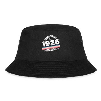 Unique Since 1926 Edition Birthday Vintage 1926 - Bucket Hat - black - Front - Lela (165cm)