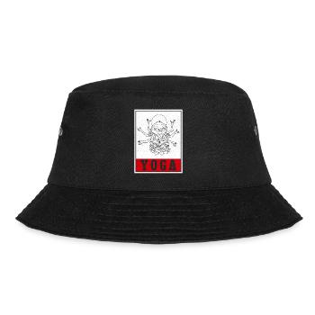 Niedlich Yoga Lotus Namaste Buddha Yogalehrer - Bucket Hat - Schwarz - Vorne - Lela (165cm)