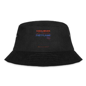 17th Birthday Girl & Boy Guestbook - Bucket Hat - black - Front - Lela (165cm)