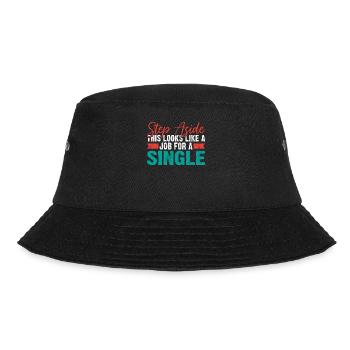 Single Gift - Bucket Hat - black - Front - Lela (165cm)