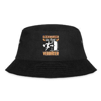 Glückwunsch zur Flucht VERRÄTER Abschied - Bucket Hat - Schwarz - Vorne - Lela (165cm)