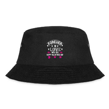 forever in love with you - Bucket Hat - black - Front - Lela (165cm)