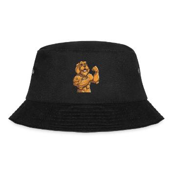 Golden Doodle I Love Mom - Bucket Hat - Schwarz - Vorne - Lela (165cm)