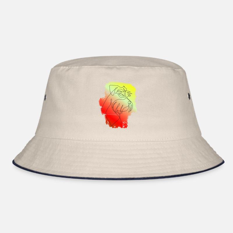 FARBE SCHNAUZER ONE LINE Bucket Hat