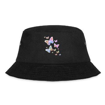 Butterfly, Butterfly, Animal, Colorful, Color - Bucket Hat - black - Front - Lela (165cm)