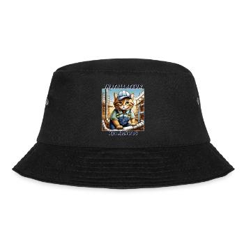 CAT INSTALLER - Bucket Hat - black - Front - Lela (165cm)