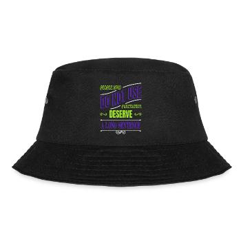 Joke Books Statement Bicycle Sayings Novelist Blog - Bucket Hat - black - Front - Lela (165cm)