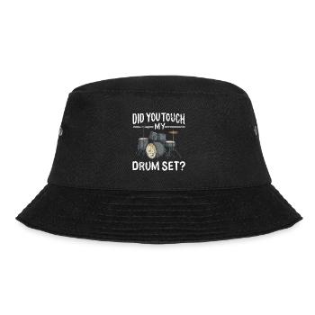 Schlagzeuger Schlagzeug - Bucket Hat - Schwarz - Vorne - Lela (165cm)