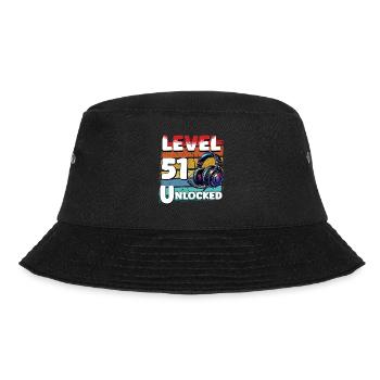 Gaming Birthday Niveau 51 Joueur débloqué - Bob - noir - Devant - Lela (165cm)