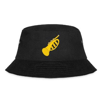 trompete - Bucket Hat - Schwarz - Vorne - Lela (165cm)