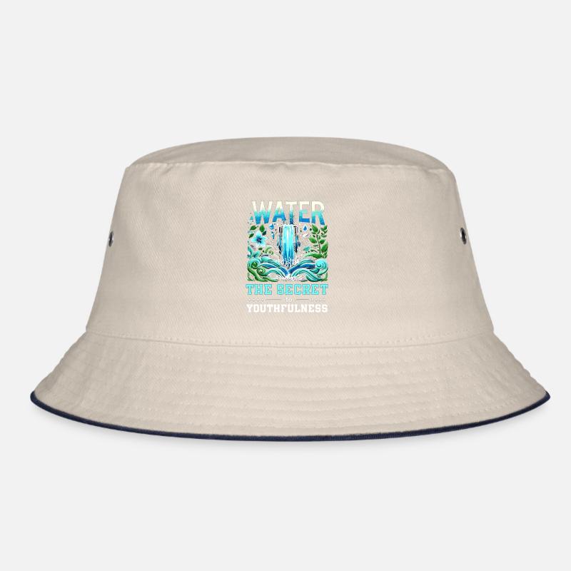 Hydration Trinken Sie Wasser Bleiben Sie Hydriert Bucket Hat