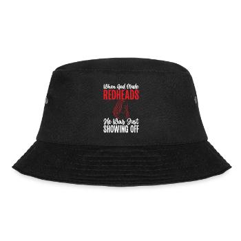 Redhead Gifts - Bucket Hat - black - Front - Lela (165cm)