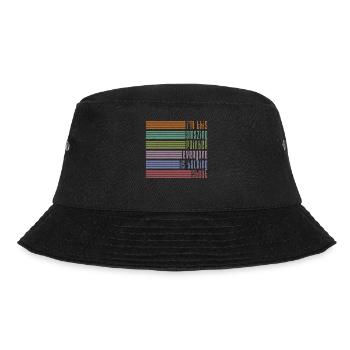 I'm this amazing painter Malen Wand künstlerisch - Bucket Hat - Schwarz - Vorne - Lela (165cm)