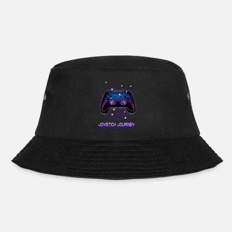 Gamers Video Gaming Geek Console Game Controller - Bucket Hat - Schwarz