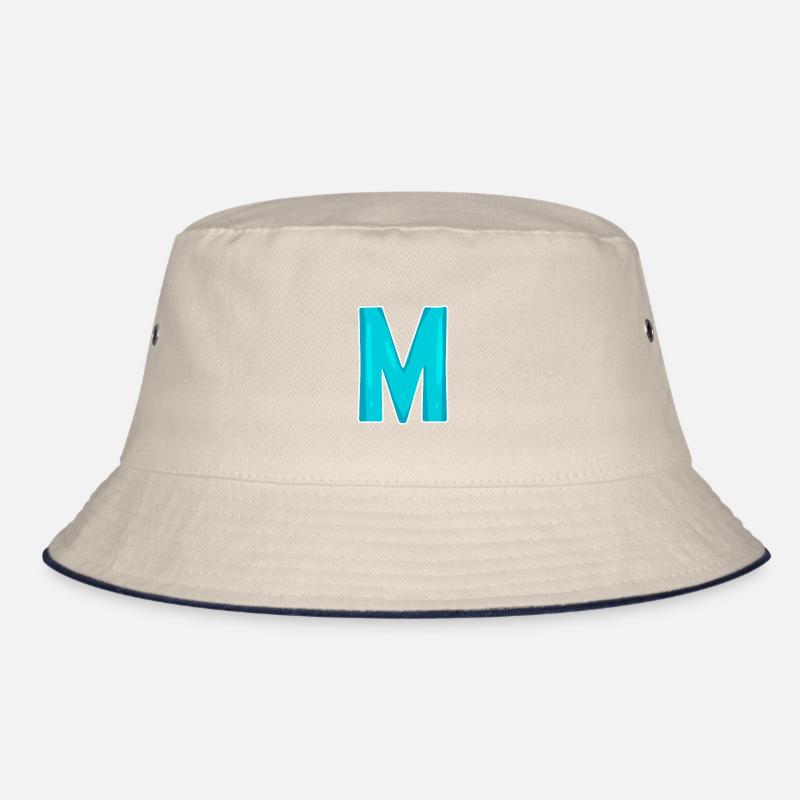 Buchstabe M Anfangsbuchstabe Bucket Hat