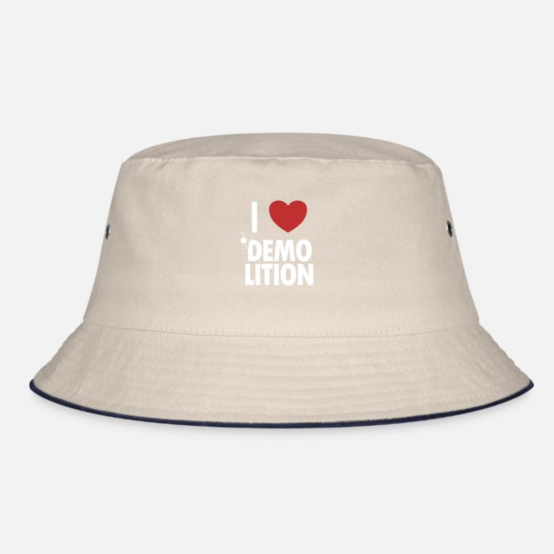 I love Demolition Home Improvement Experts House Bucket Hat