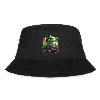 St Patricks jour dinosaure Leprechaun Monster Truck - Bob - noir - Devant - Lela (165cm)