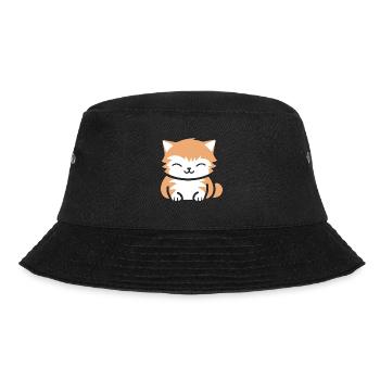 Baby-Katze - Bucket Hat - Schwarz - Vorne - Lela (165cm)