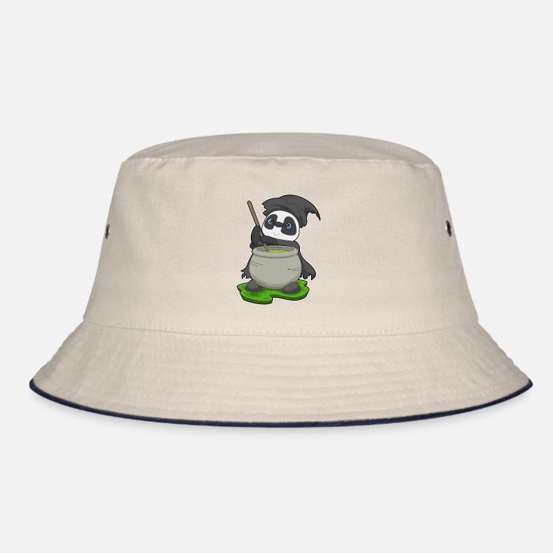 Panda Halloween Witch Potion Bucket Hat