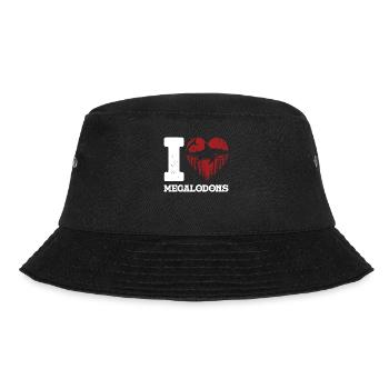 Megalodon Shark Biology Ocean Shark Lover - Bucket Hat - black - Front - Lela (165cm)
