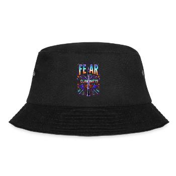 Fear The Clarinets 12 - Bucket Hat - Schwarz - Vorne - Lela (165cm)