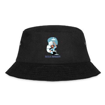 Chef Cook Kitchen Culinary Retro Bake Restaurant - Bucket Hat - black - Front - Lela (165cm)