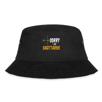 Sorry, I'm a Sagittarius. Jollier - Bucket Hat - black - Front - Lela (165cm)