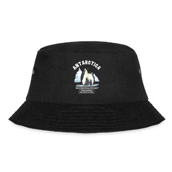 Antarctica - The International Continent - Bucket Hat - black - Front - Lela (165cm)