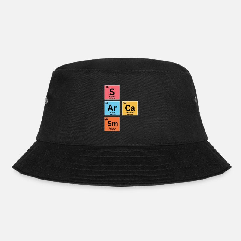 Sarcasm - Periodic Table - Bucket Hat - black